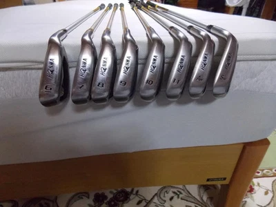(HONMA) Iron Set R 8 shafts 6, 7, 8, 9, 10, 11, AW, SW BIZIL 525 USED Very Good - Image 1 of 4
