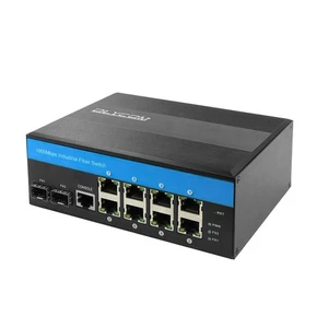 Industrial Gigabit Ethernet L2 Managed Switch 8 X Gigabit Ports 2 X SFP Slots... - Picture 1 of 6