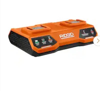 Cargador de batería RIDGID AC86095 18V - negro/naranja Foto 1 de 3