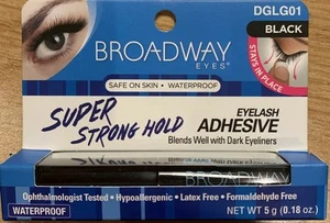 BROADWAY Eyes Strip Lash Adhesive Black Waterproof Eye Lash Glue With Aloe - 5g - Picture 1 of 1