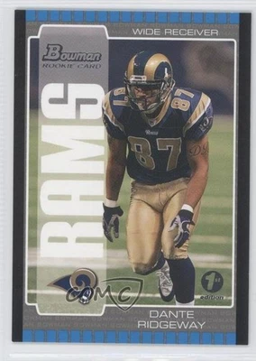 2005 Bowman 1st Edition Dante Ridgeway #202 Rookie RC - Image 1 of 2