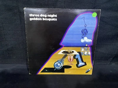 Three Dog Night Golden Biscuits Vinyl LP With Poster Sleeve DSX-50098 See Pics - Image 1 of 4