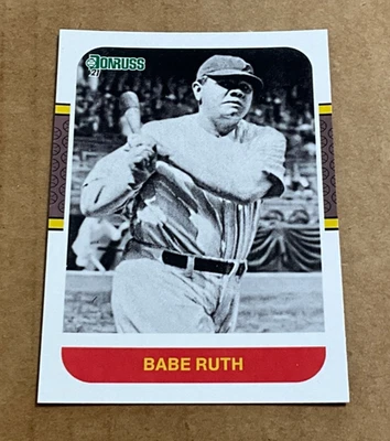 Panini Donruss 2021 # 228 Babe Ruth New York Yankees béisbol MLB Foto 1 de 2