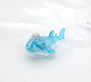 Whale shark 1.5" mini inflatable pool toy keychain figure gacha - Picture 1 of 2