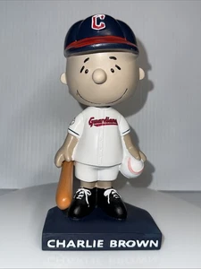 Cleveland Guardians Charlie Brown Special Ed Peanuts 2022 Bobblehead MLB - Picture 1 of 16