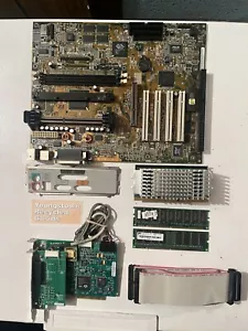 ASUS P2B-VE SLOT 1 MOTHERBOARD PIII 500MHz CPU 256MB RAM SOUND CARD 440BX - Picture 1 of 22