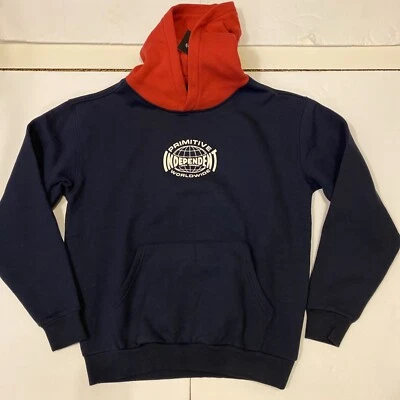 NUEVO CON ETIQUETAS PRIMITIVE INDEPENDENT TRUCKS SUDADERA CON CAPUCHA TALLA MEDIANA - Azul con capucha roja Foto 1 de 4