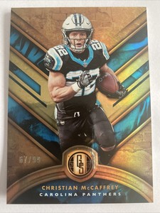 Christian McCaffrey 2019 Panini Gold Standard 67/99
