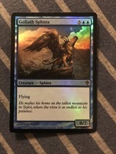 Goliath Sphinx X1 Worldwake Foil Moderate Play MTG