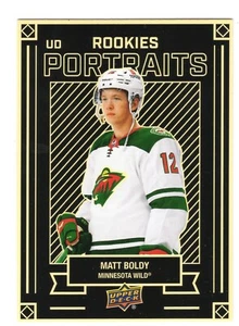 2022-23 UD Portraits Rookies Matt Boldy P-31 Minnesota Wild - Picture 1 of 2
