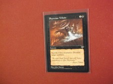 MTG " Phyrexian Tribute " from Mirage EX-MT-NMT   reserved list   # 3