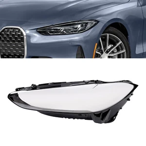 Fit BMW 4-Series M4 i4 2021-2024 Left Side Headlight Clear Lens Cover  - Picture 1 of 24