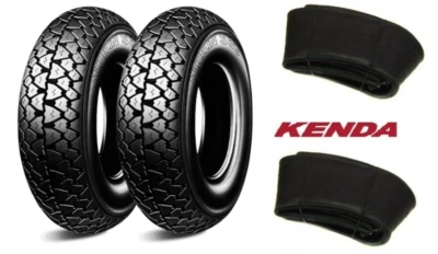 Coppia 3.00-10-42J MICHELIN S83 VESPA 50 Special + Camere D'aria