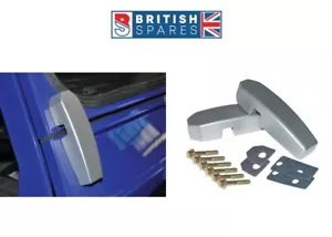 Par de soportes de parabrisas de aluminio Land Rover Defender 90-110 plateado - DA1142 - Imagen 1 de 2