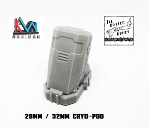 3D Printed - 28mm / 32mm Scale Cryo-Pod - Picture 1 of 3