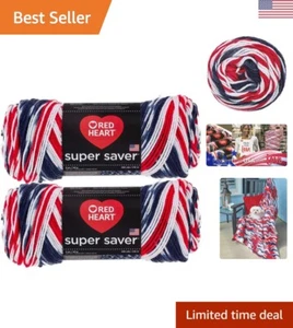 Bulk Buy: Super Saver 2-Pack Americana, 5 oz Each Skein - Picture 1 of 7