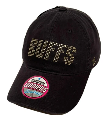 Sombrero para mujer Zephyr NCAA Colorado Buffaloes RARO "Coqueteo" lavado sin estructura nuevo con etiquetas Foto 1 de 4