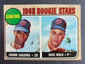 1968 Topps #96 Senators Rookie Stars: Frank Coggins RC & Dick Nold