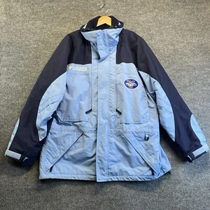 Columbia Sportswear Jacket Men XL Blue Core 2002 Olympics Salt Lake NBC Skiing - Picture 1 of 12