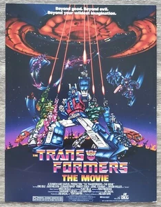 Transformers The Movie Mini Poster 5"x6.5" Art Card Cardstock Postcard - Picture 1 of 1