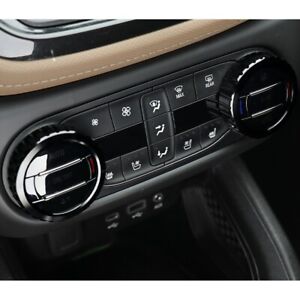 for Chevrolet Trailblazer Aluminum Air Condition Switch Button Knob Cover Black