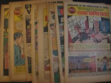 GOLDEN AGE CRIME COMICS ( coverless ) VAMPIRE, DOES NOT PAY    Book LOT OF 8..
