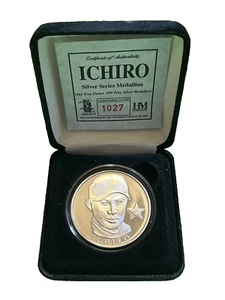 Ichiro Suzuki 1oz .999 Silbermedaille #1027 von 2000 aus The Homeland Mint - Bild 1 von 4