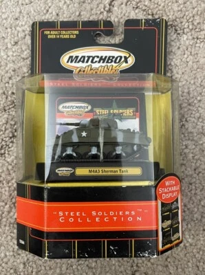 Caixa de fósforos colecionáveis SOLDADOS DE AÇO M4A3 tanque Sherman novo na embalagem - Imagem 1 de 4