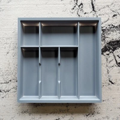 Grey Kitchen Cutlery Tray 500mm Blum Tandembox Drawer 422mm x 414mm Textured - Image 1 of 4