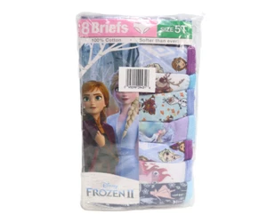 Disney Frozen Girls Panties Underwear 8-Pack Toddler/Little Kid/Big Kid Size 5T - Picture 1 of 4