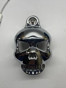 Harley Davidson Skull Horn Cover Chrome - Picture 1 of 7