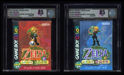 Legend of Zelda Oracle of Seasons and Ages Game Boy Color GBC Japanese VGA 85 NM - Image 1 of 4
