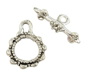 Confezione da 6 reperti chiusura gioielli a levetta argento 20 mm (37887-231) - Foto 1 di 1