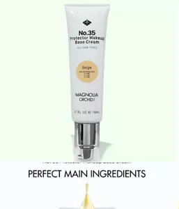 Magnolia Orchid NO.35 Protector Makeup Base Cream (Beige) NEW 110ml exp11/29 - Picture 1 of 1