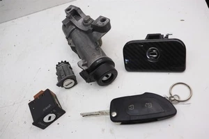 Lamborghini Gallardo 2008 Ignition Barrel Key Lock FOB Carbon Glove Handle J215 - Picture 1 of 6