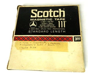 Vintage Recording Tape 7" Reel to Reel Scotch Magnetic 111 - Picture 1 of 6