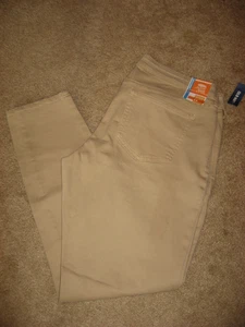 Womens NWT Tan OLD NAVY Rockstar Super Skinny Stretch Jeans 14 - Picture 1 of 1