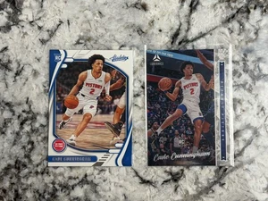2021-22 Cade Cunningham Rookie Card Lot (2) - Chronicles Absolute & Luminance - Picture 1 of 5