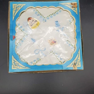 VTG NOS Fruit of the Loom Ladies Handkerchiefs Set of 2  Embroidered Floral  - Picture 1 of 7