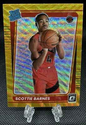 Scottie Barnes 2021 Panini Donruss Optic Gold Wave Rated Rookie #186 Raptors  - Imagem 1 de 4