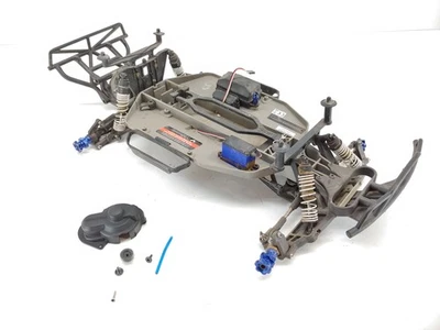 Traxxas Slash 2wd HCG 1/10 Short Course Truck Roller Slider Chassis w/ Servo Use - Image 1 of 4
