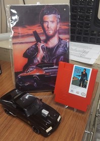 Mad Max Bundle: Last V8 Diecast, NES video game & Tin Sign