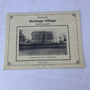 1993 Kalender Heritage Village Montcalm County Michigan MI - Bild 1 von 5