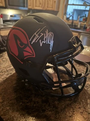 Casco Cardinals JJ WATT autografiado tamaño completo totalmente acolchado  Foto 1 de 3