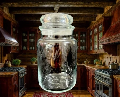 Yankee Candle Large Jar W/ Lid Empty & Cleaned Arts & Crafts Upcycle Used Candle - Image 1 of 4