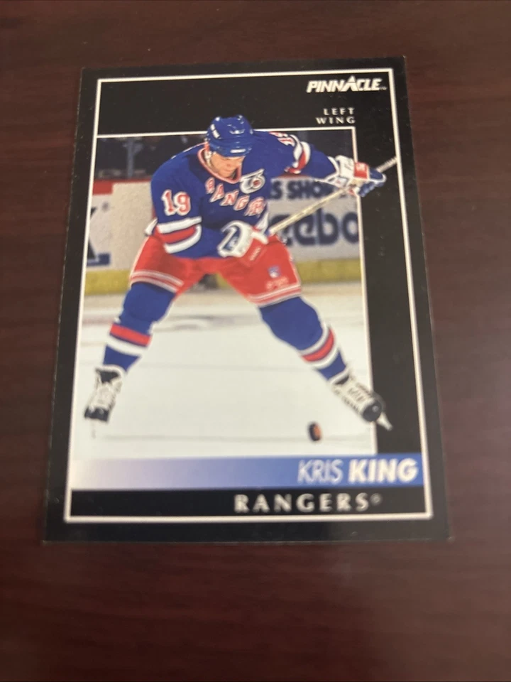 1992-93 Pinnacle - Kris King #168 New York Rangers - Image 1 of 1