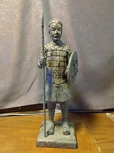 replica statue of a terracotta warrior from the Terracotta Army, a collection of - Picture 1 of 5