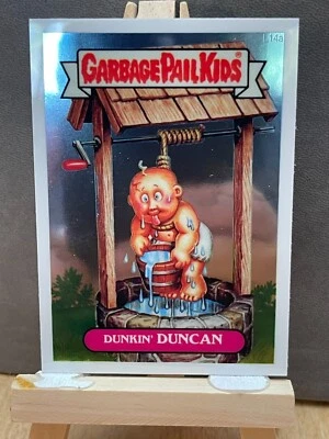 2013 Topps Garbage Pail Kids Chrome Series 1 Lost Card L14a DUNKIN DUNCAN GPK - Image 1 of 2