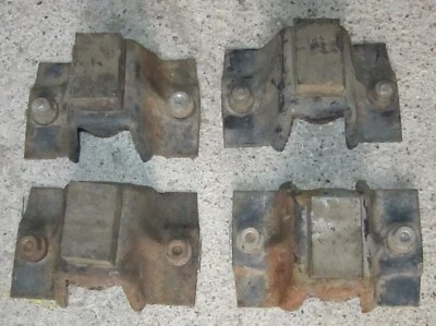 1968 Chrysler Imperial Door Window Stop Set of 4 Stops Used Orig 68 - Image 1 of 3