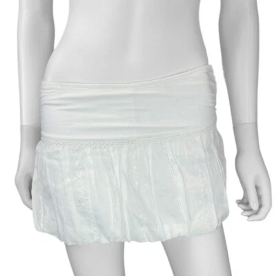 Deadstock Limited Too White Coquette Skirt Sz XS - Image 1 of 3